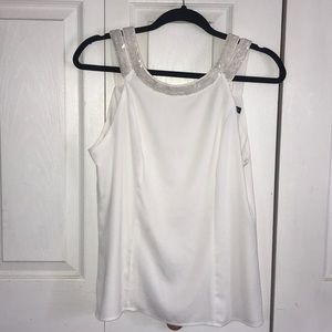 WHITE EMBELLISHED BLOUSE